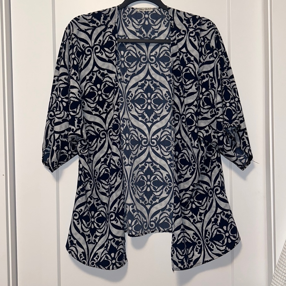 Silky Floral Cardigan